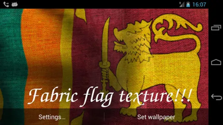 Sri Lanka Flag android App screenshot 2